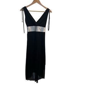 Ruby Rox Womens Black Babydoll Y2K Fairy Grunge Midi Dress Small Whimsigoth Vamp